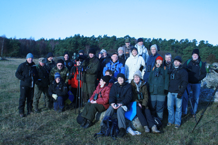 Gruppen vid Tosteberga. Foto: Ulf Oscarsson